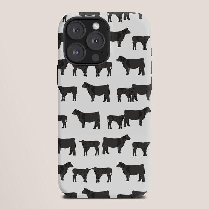 Angus Cattle breed farm gifts must have cow animal iPhone Case Gallery Image 12