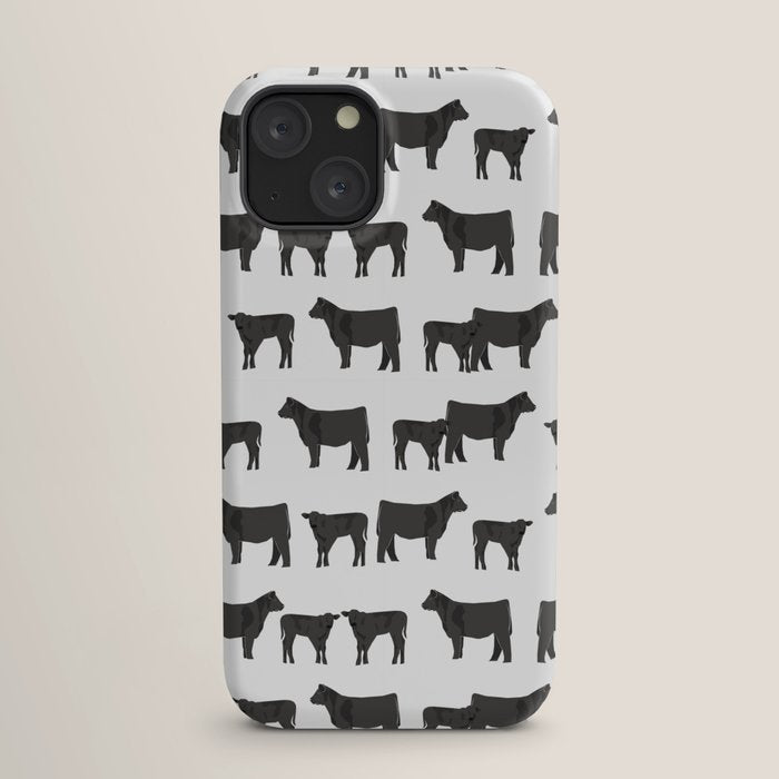 Angus Cattle breed farm gifts must have cow animal iPhone Case Gallery Image 17