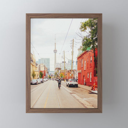 Vintage Toronto CN Tower Mini Art Print Gallery Image 2