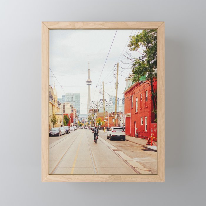 Vintage Toronto CN Tower Mini Art Print Gallery Image 1