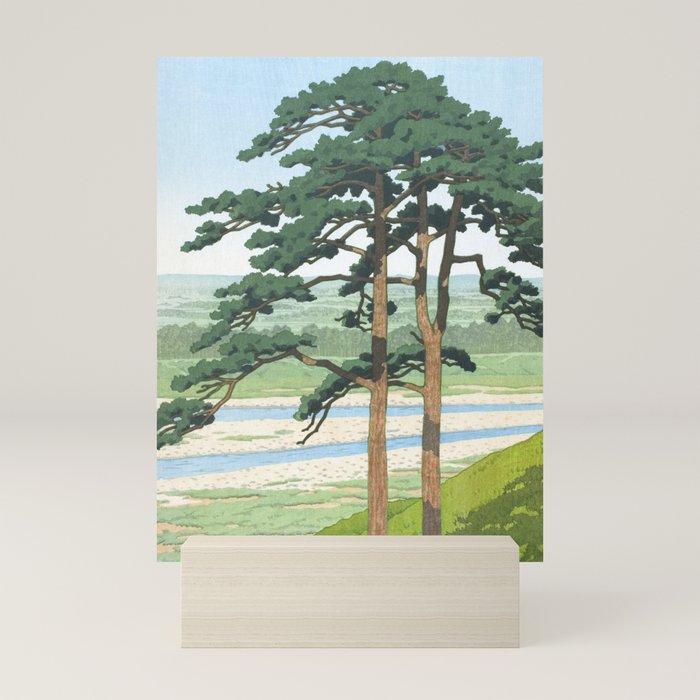 Hasui Kawase, Ruins Of Takiyama Castle, Tokyo - Vintage Japanese Woodblock Print Art Mini Art Print Gallery Image 5