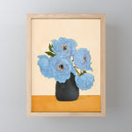 Bouquet Gift Blue Mini Art Print Gallery Image 1