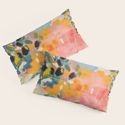 garden with sea view and olive tree Pillow Sham Gallery Image 4