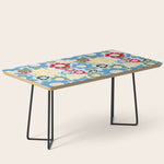 Flowerscape field - charming blue Coffee Table Gallery Image 1