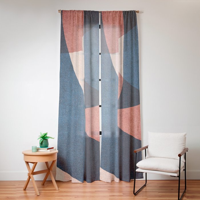 ABSTRACT ALPHABET / Gothic C Window Curtain Gallery Image 12