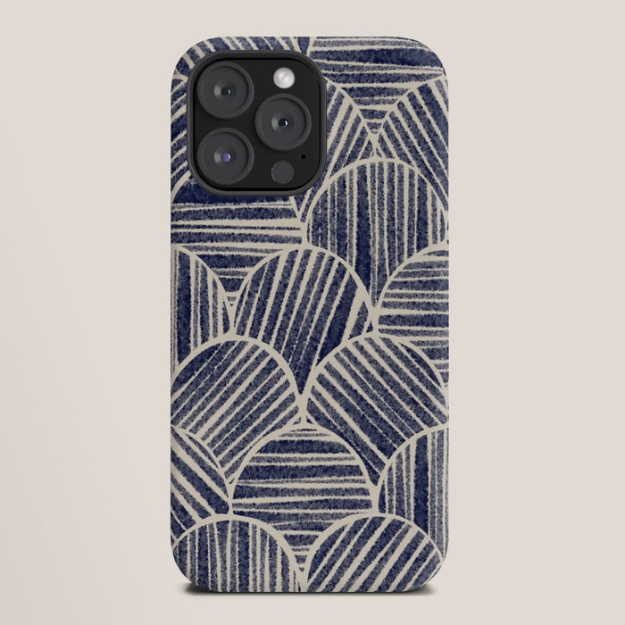 Navy Blue Striped Pattern #2 iPhone Case Gallery Image 20