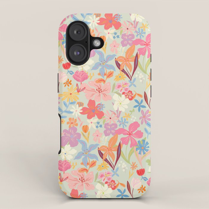 Modern Flowers iPhone Case Gallery Image 1