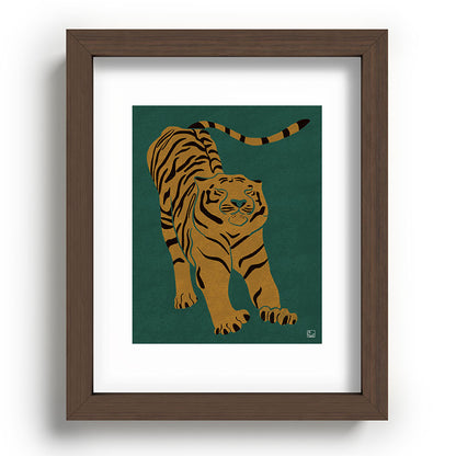 Tiger Doesn't Lose Sleep Framed Art Print Gallery Image 88