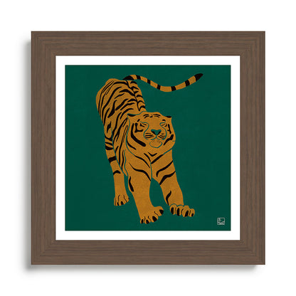 Tiger Doesn't Lose Sleep Framed Art Print Gallery Image 57