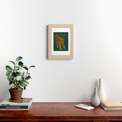 Tiger Doesn't Lose Sleep Framed Art Print Gallery Image 62