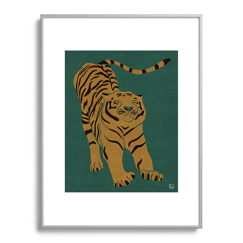 Tiger Doesn't Lose Sleep Framed Art Print Gallery Image 135
