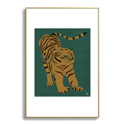 Tiger Doesn't Lose Sleep Framed Art Print Gallery Image 127