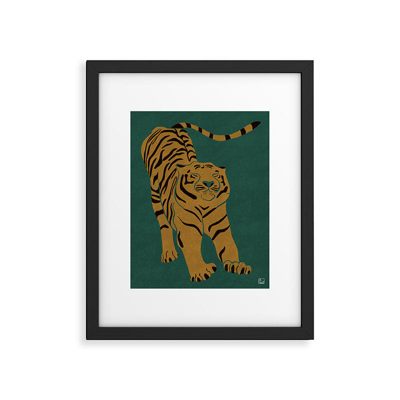 Tiger Doesn't Lose Sleep Framed Art Print Gallery Image 6