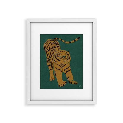 Tiger Doesn't Lose Sleep Framed Art Print Gallery Image 34