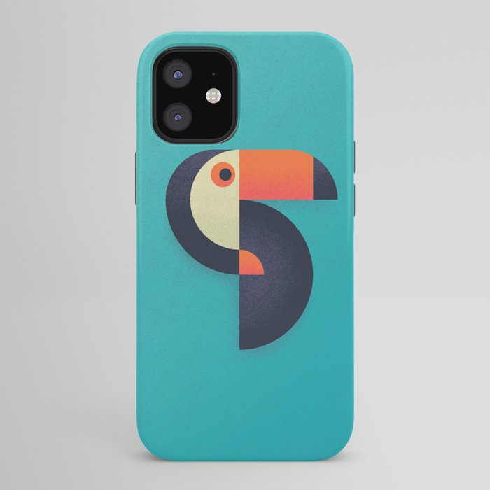 Toucan Geometric - Aqua iPhone Case Gallery Image 42