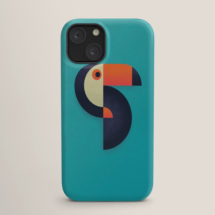 Toucan Geometric - Aqua iPhone Case Gallery Image 17