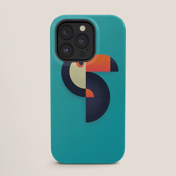 Toucan Geometric - Aqua iPhone Case Gallery Image 27