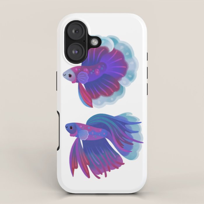 Blue Betta iPhone Case Gallery Image 1
