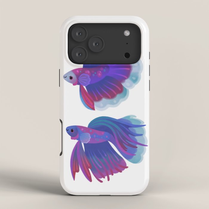 Blue Betta iPhone Case Gallery Image 4