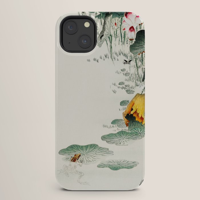 Frog in the swamp - Vintage Japanese Woodblock Print Art iPhone Case Gallery Image 26