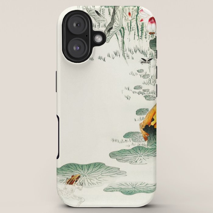 Frog in the swamp - Vintage Japanese Woodblock Print Art iPhone Case Gallery Image 5