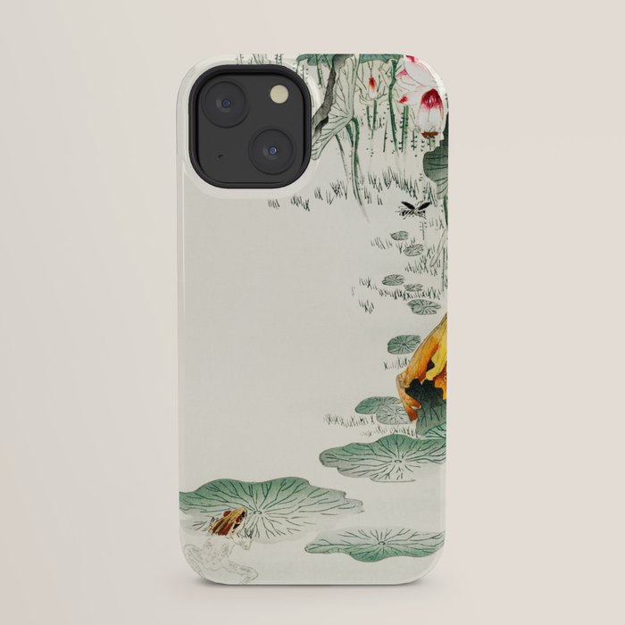 Frog in the swamp - Vintage Japanese Woodblock Print Art iPhone Case Gallery Image 21