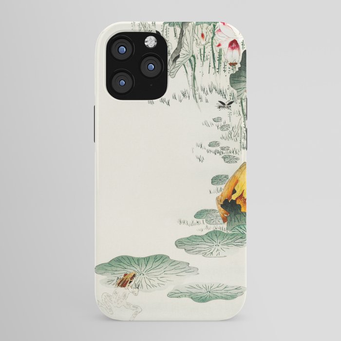 Frog in the swamp - Vintage Japanese Woodblock Print Art iPhone Case Gallery Image 43