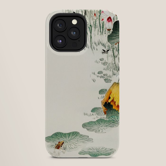 Frog in the swamp - Vintage Japanese Woodblock Print Art iPhone Case Gallery Image 28