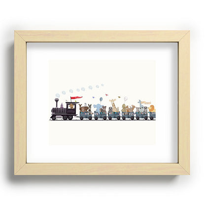 big little nursery nature train Framed Art Print Gallery Image 96