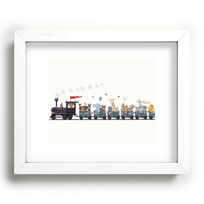 big little nursery nature train Framed Art Print Gallery Image 104