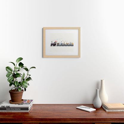 big little nursery nature train Framed Art Print Gallery Image 63