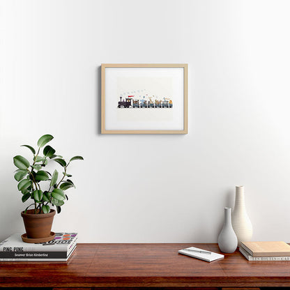 big little nursery nature train Framed Art Print Gallery Image 25