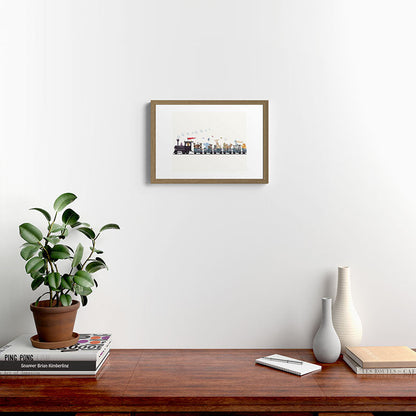 big little nursery nature train Framed Art Print Gallery Image 14