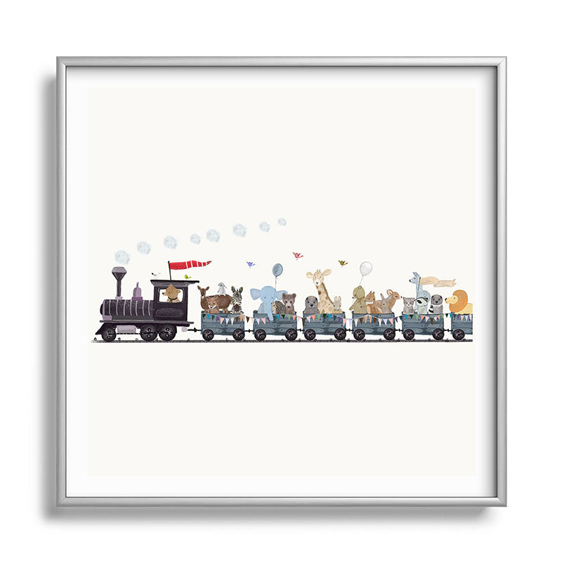 big little nursery nature train Framed Art Print Gallery Image 140