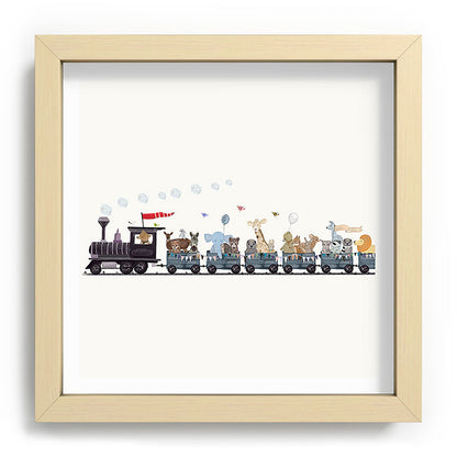 big little nursery nature train Framed Art Print Gallery Image 106