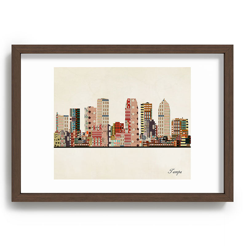 tampa skyline Framed Art Print Gallery Image 89