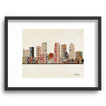tampa skyline Framed Art Print Gallery Image 83