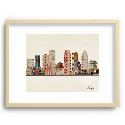 tampa skyline Framed Art Print Gallery Image 99