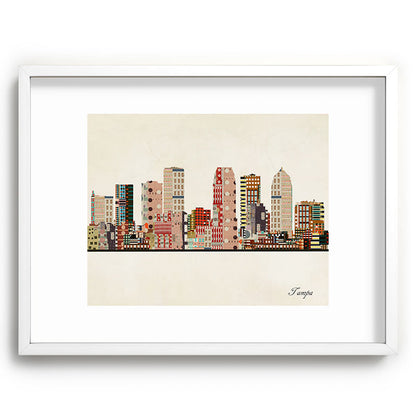 tampa skyline Framed Art Print Gallery Image 107