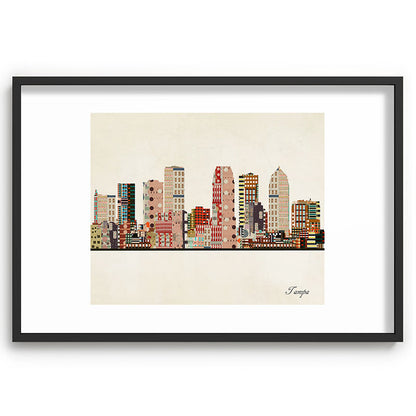 tampa skyline Framed Art Print Gallery Image 85