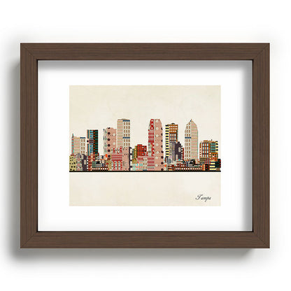 tampa skyline Framed Art Print Gallery Image 86