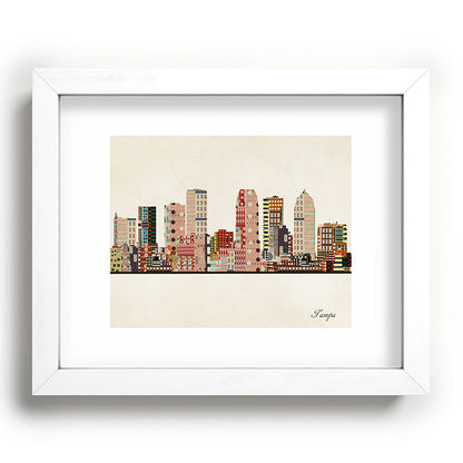 tampa skyline Framed Art Print Gallery Image 103