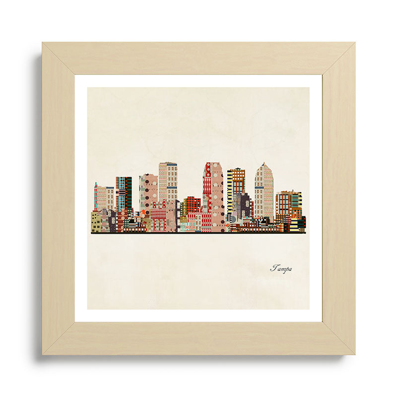 tampa skyline Framed Art Print Gallery Image 68