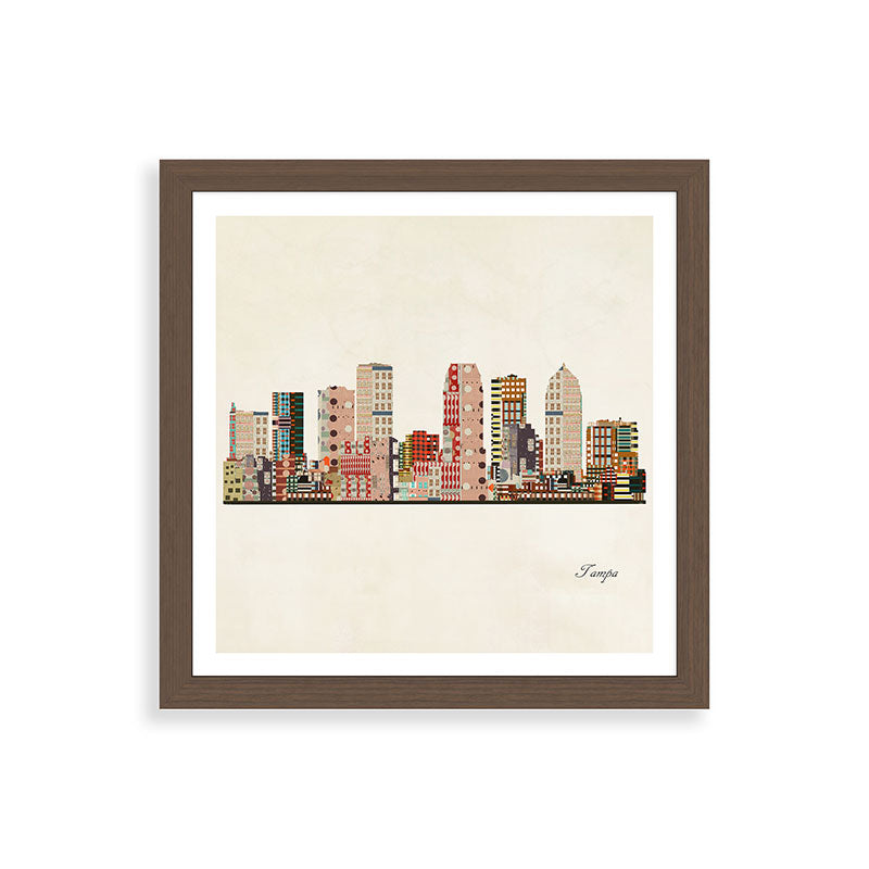 tampa skyline Framed Art Print Gallery Image 60