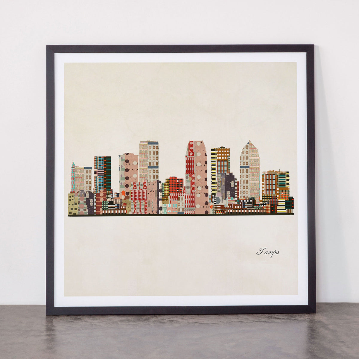 tampa skyline Framed Art Print Gallery Image 55