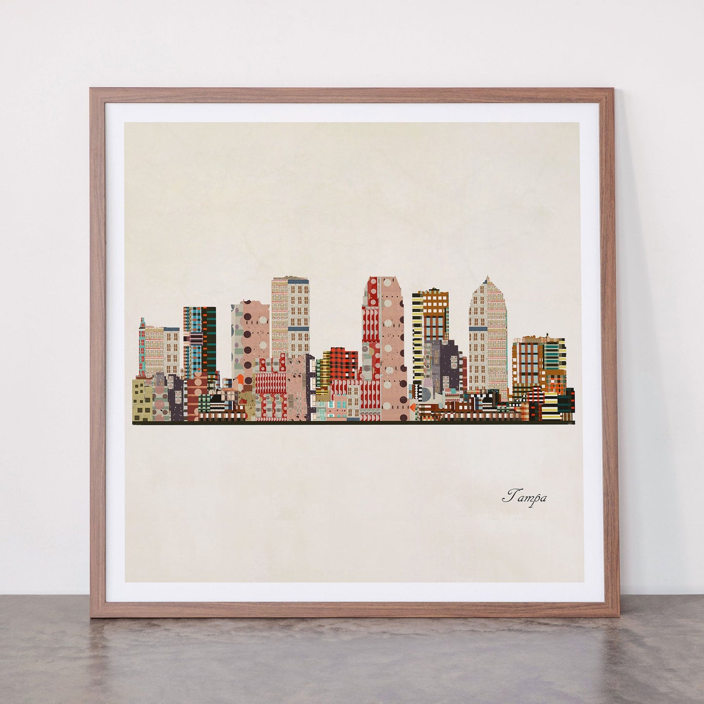 tampa skyline Framed Art Print Gallery Image 66