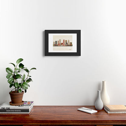 tampa skyline Framed Art Print Gallery Image 42