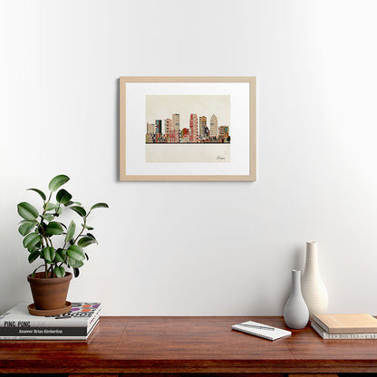 tampa skyline Framed Art Print Gallery Image 64