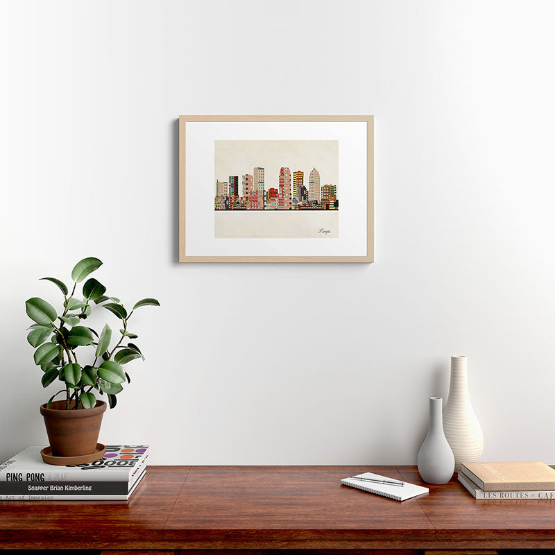 tampa skyline Framed Art Print Gallery Image 26