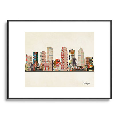tampa skyline Framed Art Print Gallery Image 116